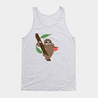 Sloth Chocolate Tank Top